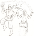 Jojo and Ulzrick DOING MAGIC